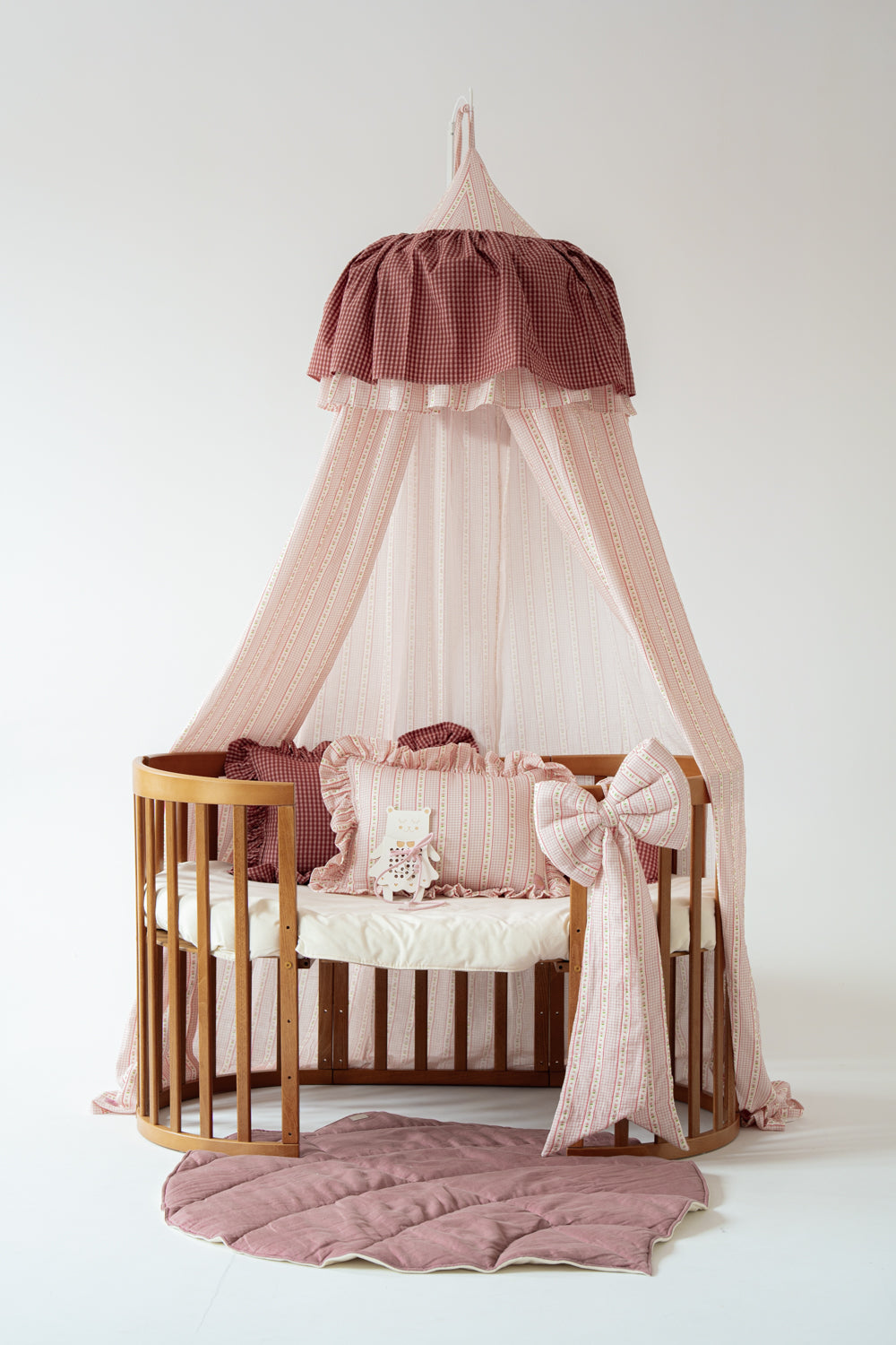 "Pink Check" Ruffle