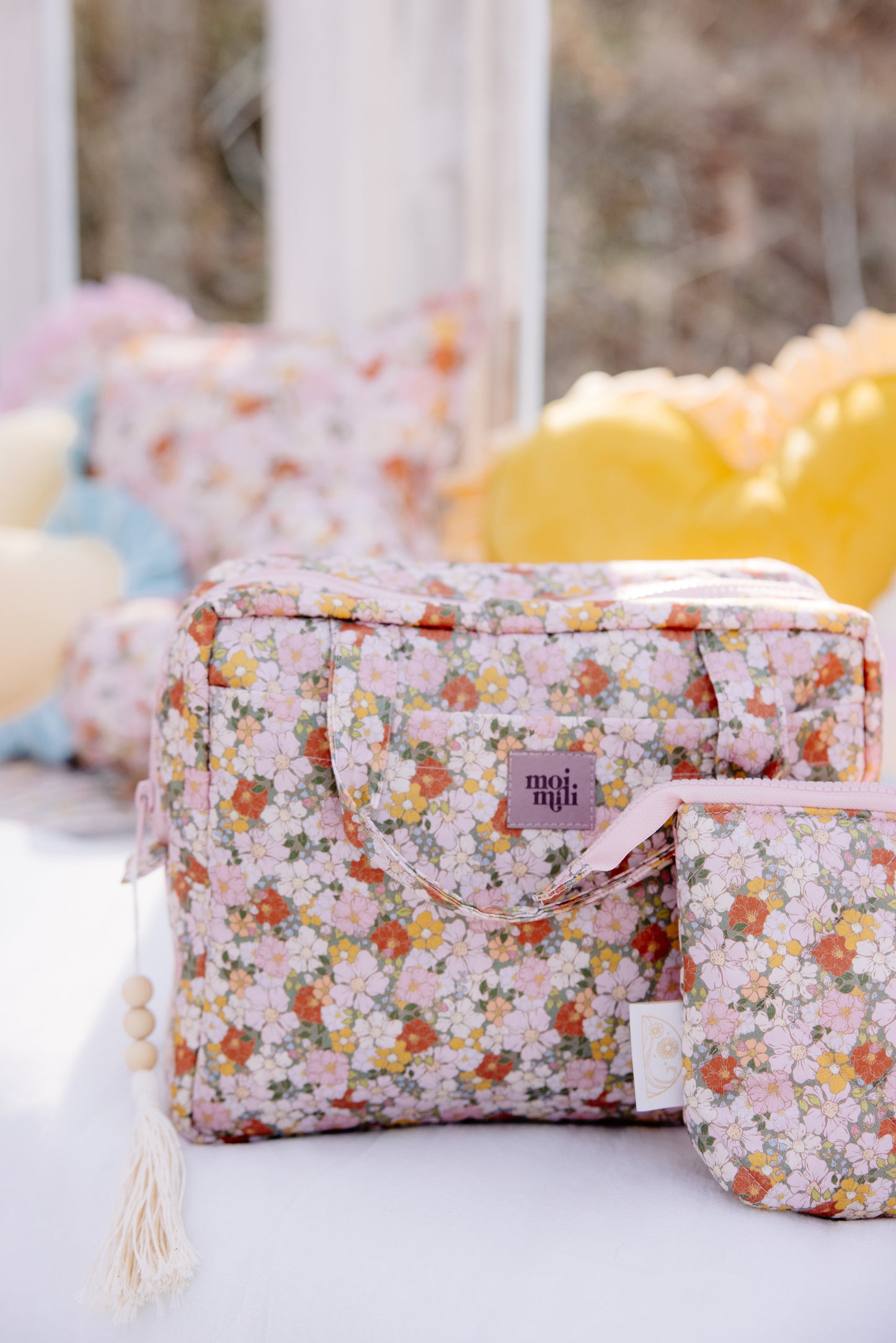"Green Garden" Makeup bag set