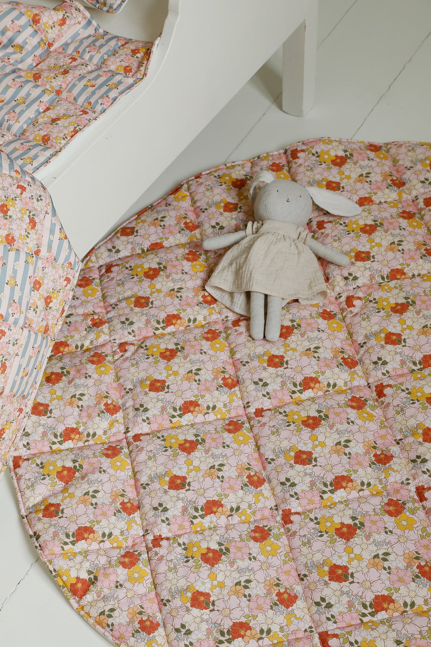 “Spring Garden” Round Cotton Mat