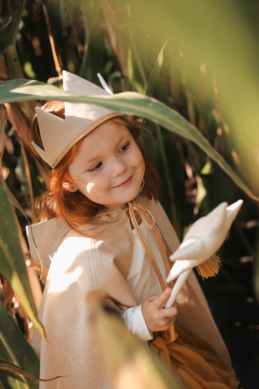 “Gold Fairy” Linen Magic Cape