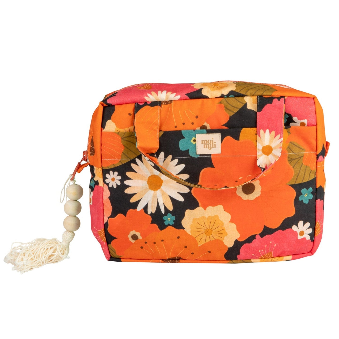 "Picnic with Flowers" Makeup bag Big size