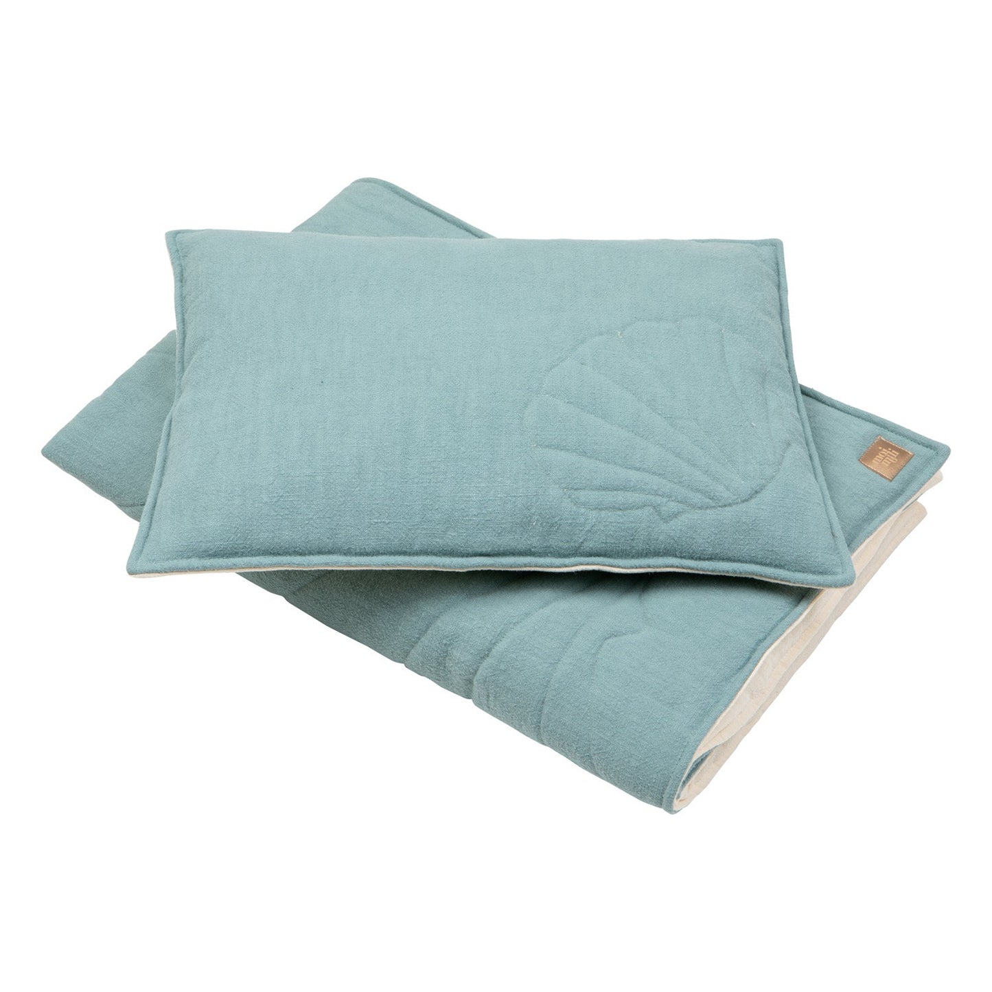 Linen "Eye of the Sea" Shell Child Cover Set (Large)