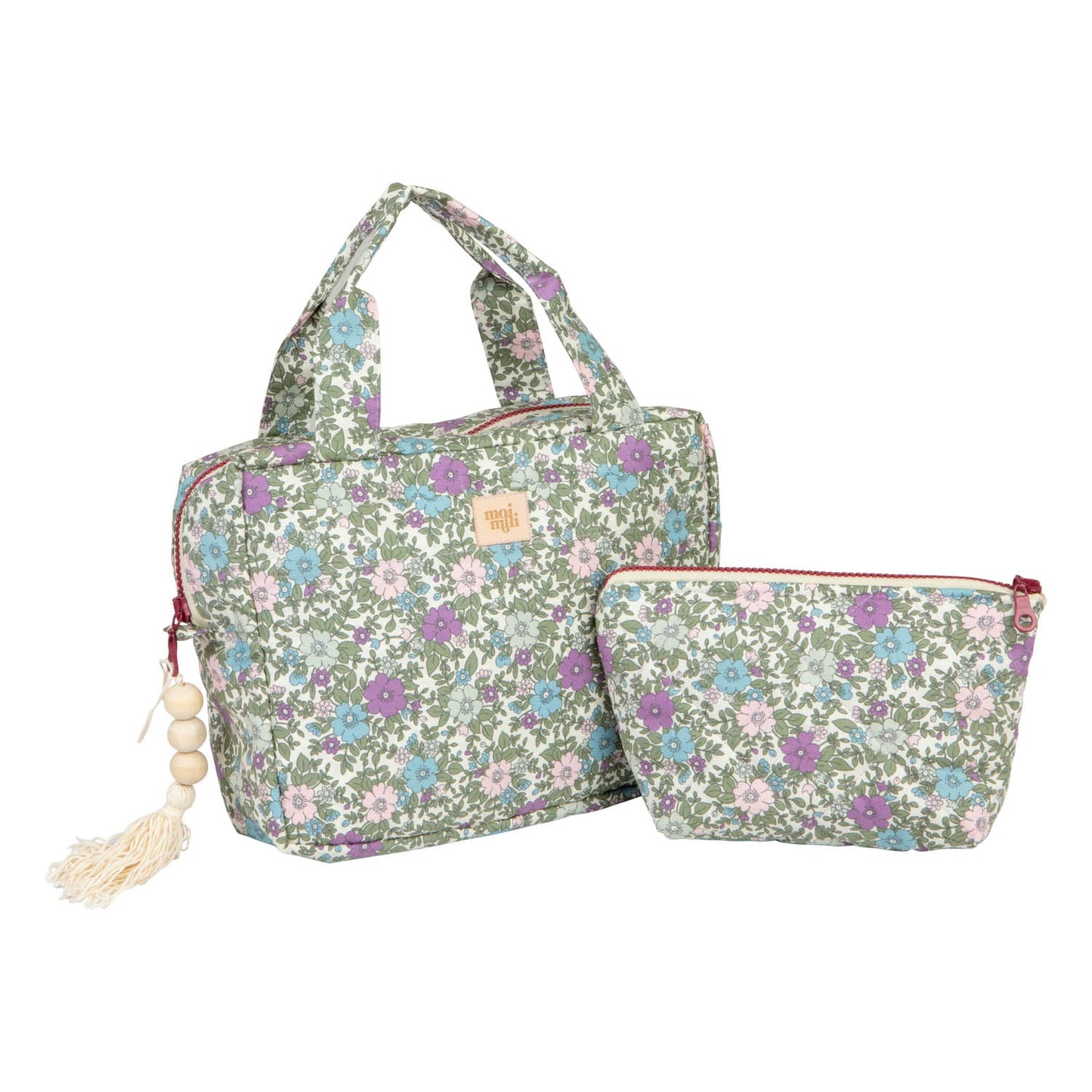 "Pastel Meadow" Makeup bag set