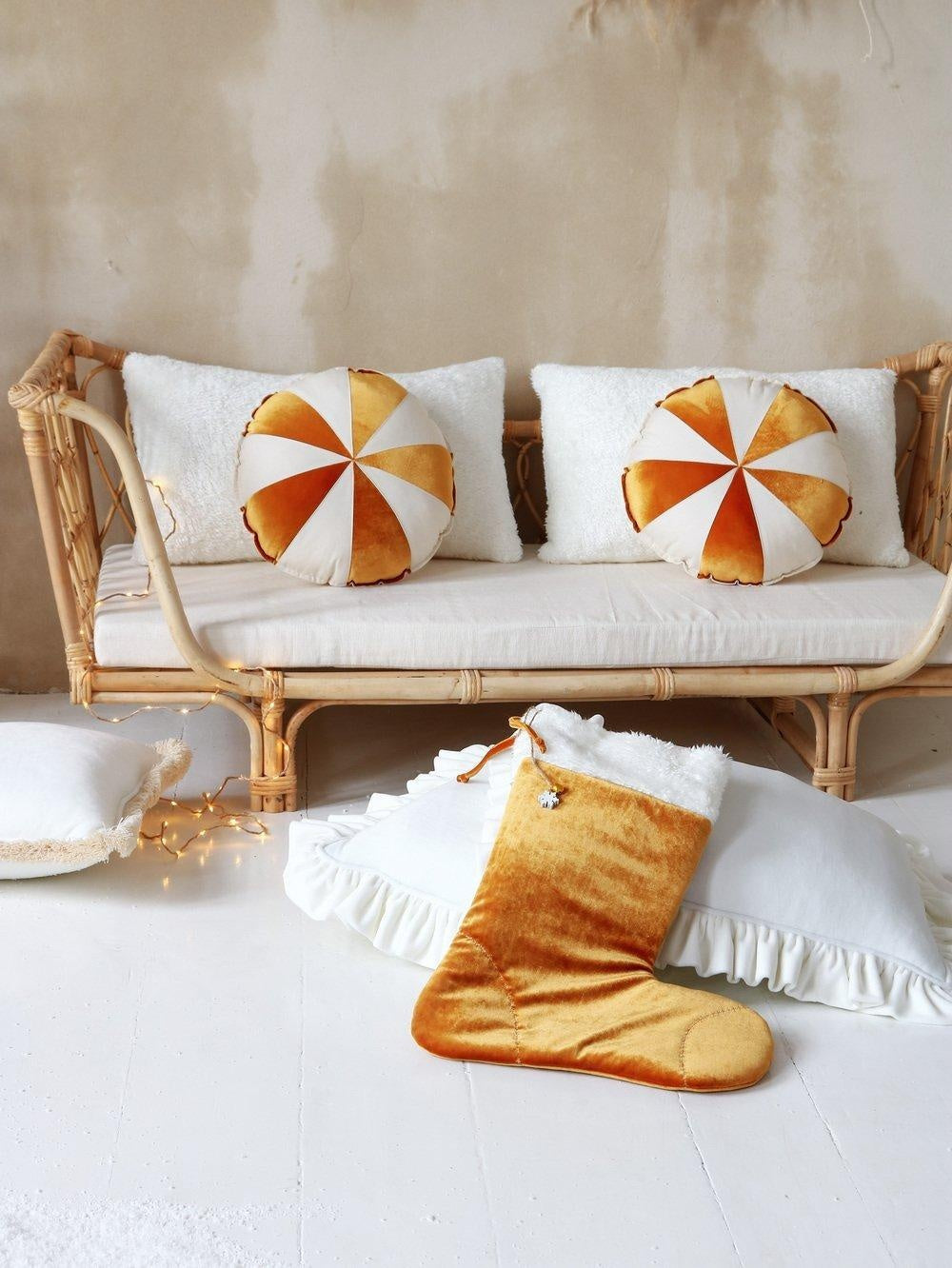 “Gold Candy” Christmas Stocking - Moi Mili