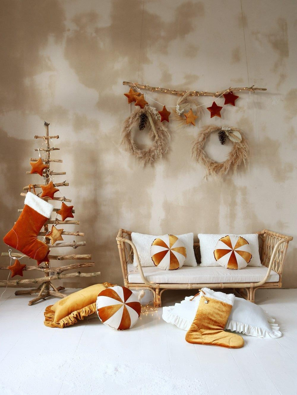 “Gold Candy” Christmas Stocking - Moi Mili