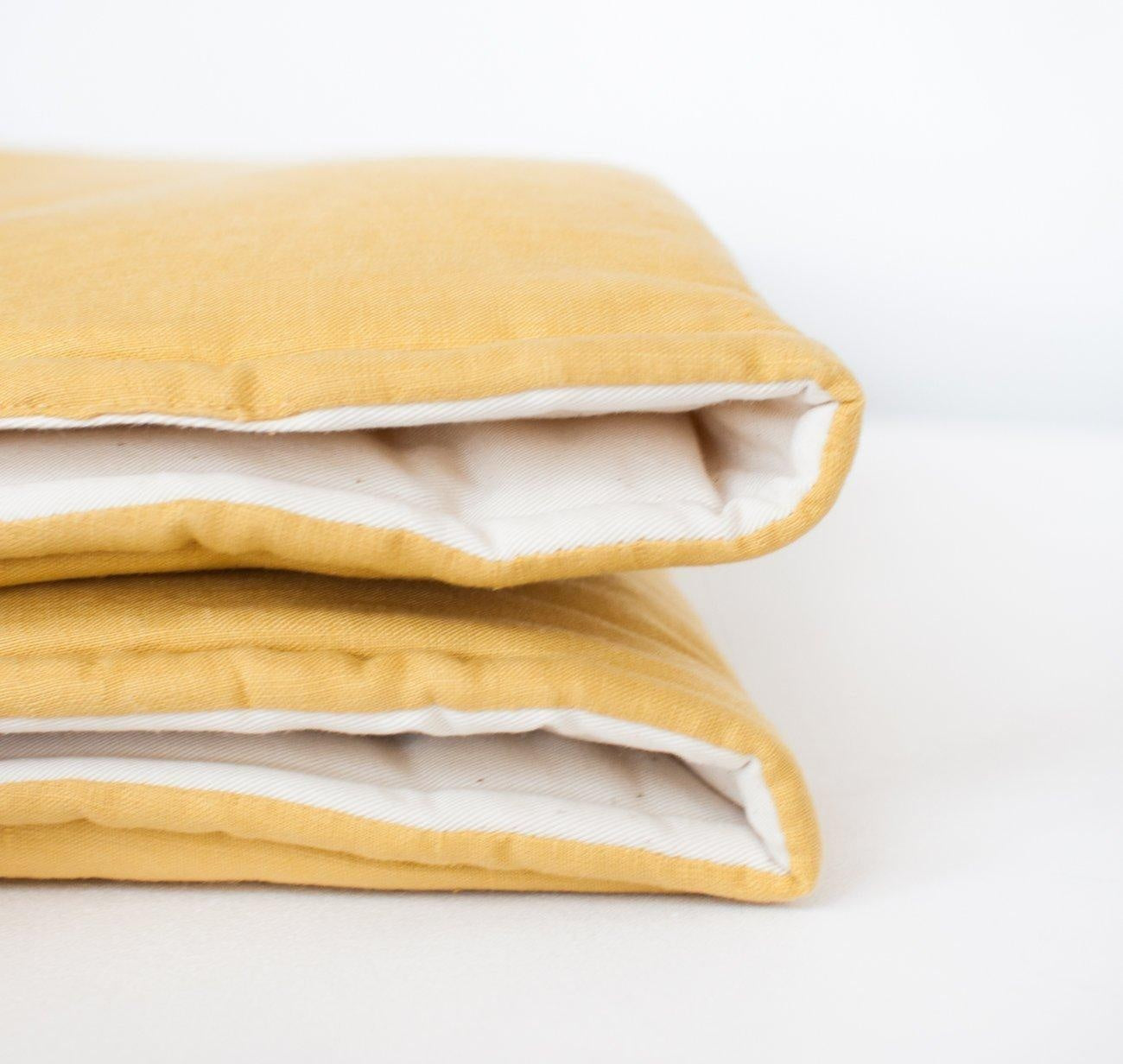 “Honey” Linen and Cotton Round Mat