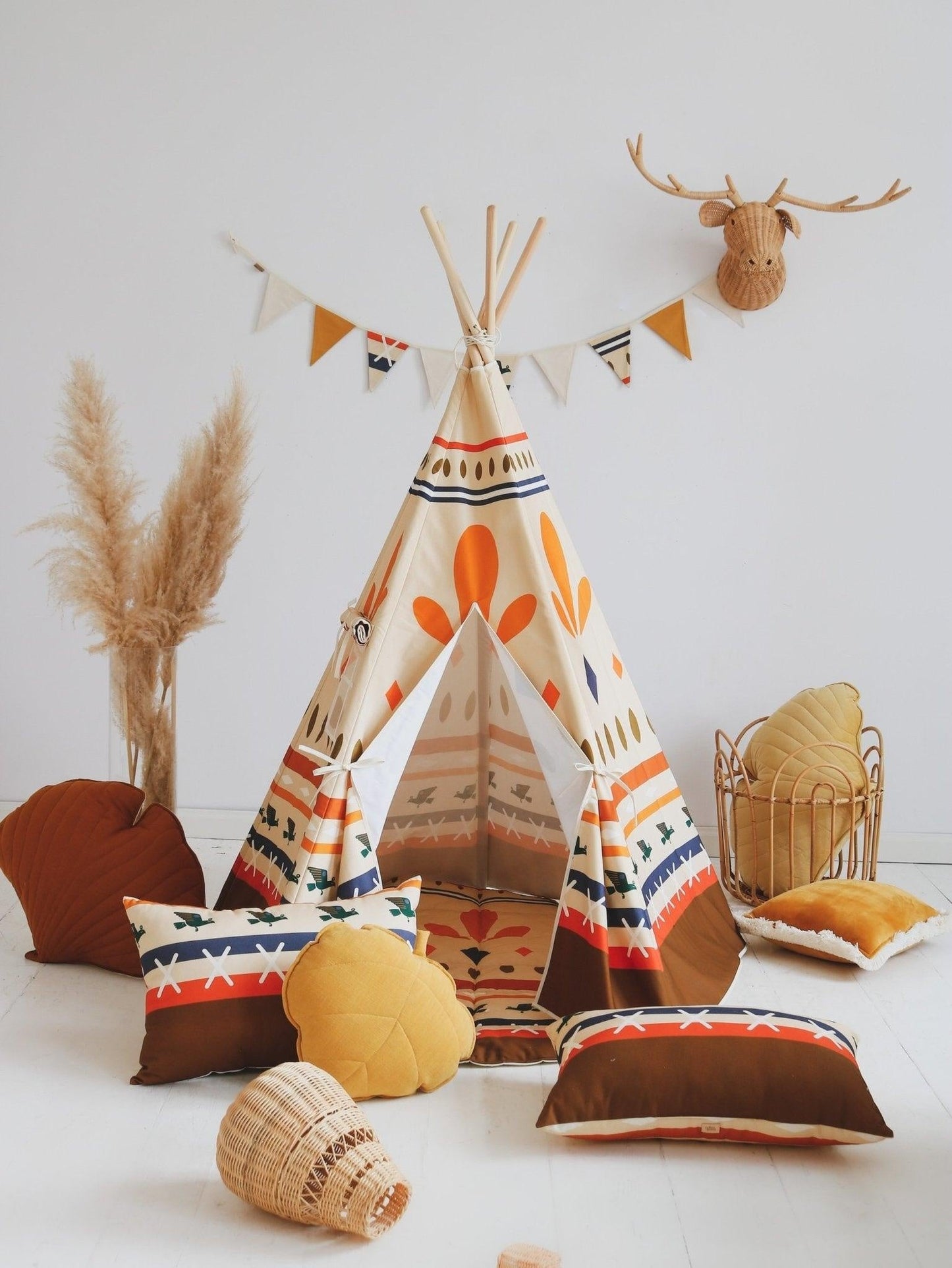 “Indian vibe” Cushion - Moi Mili
