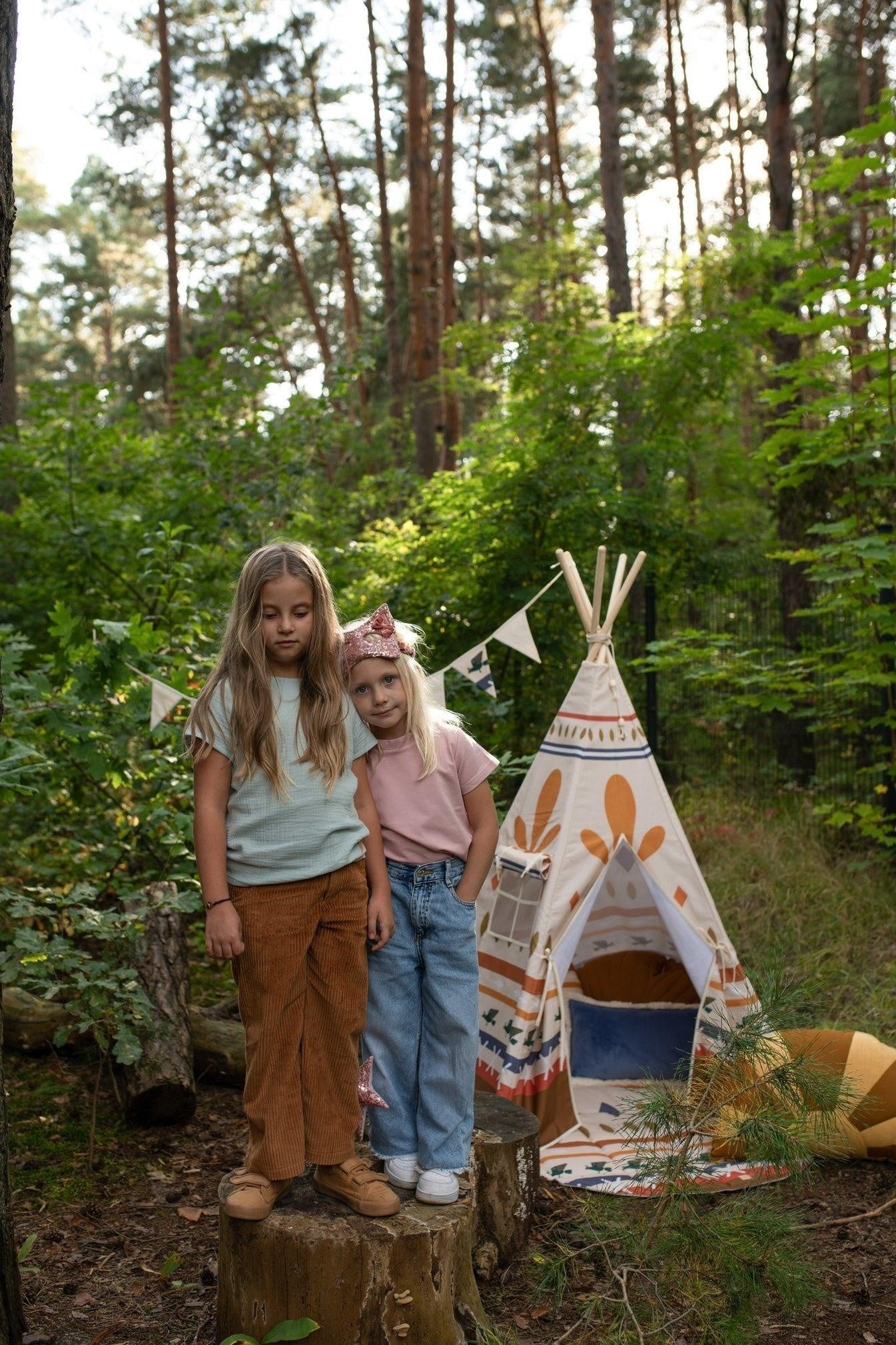 "Indian vibe” Teepee and Mat Set - Moi Mili