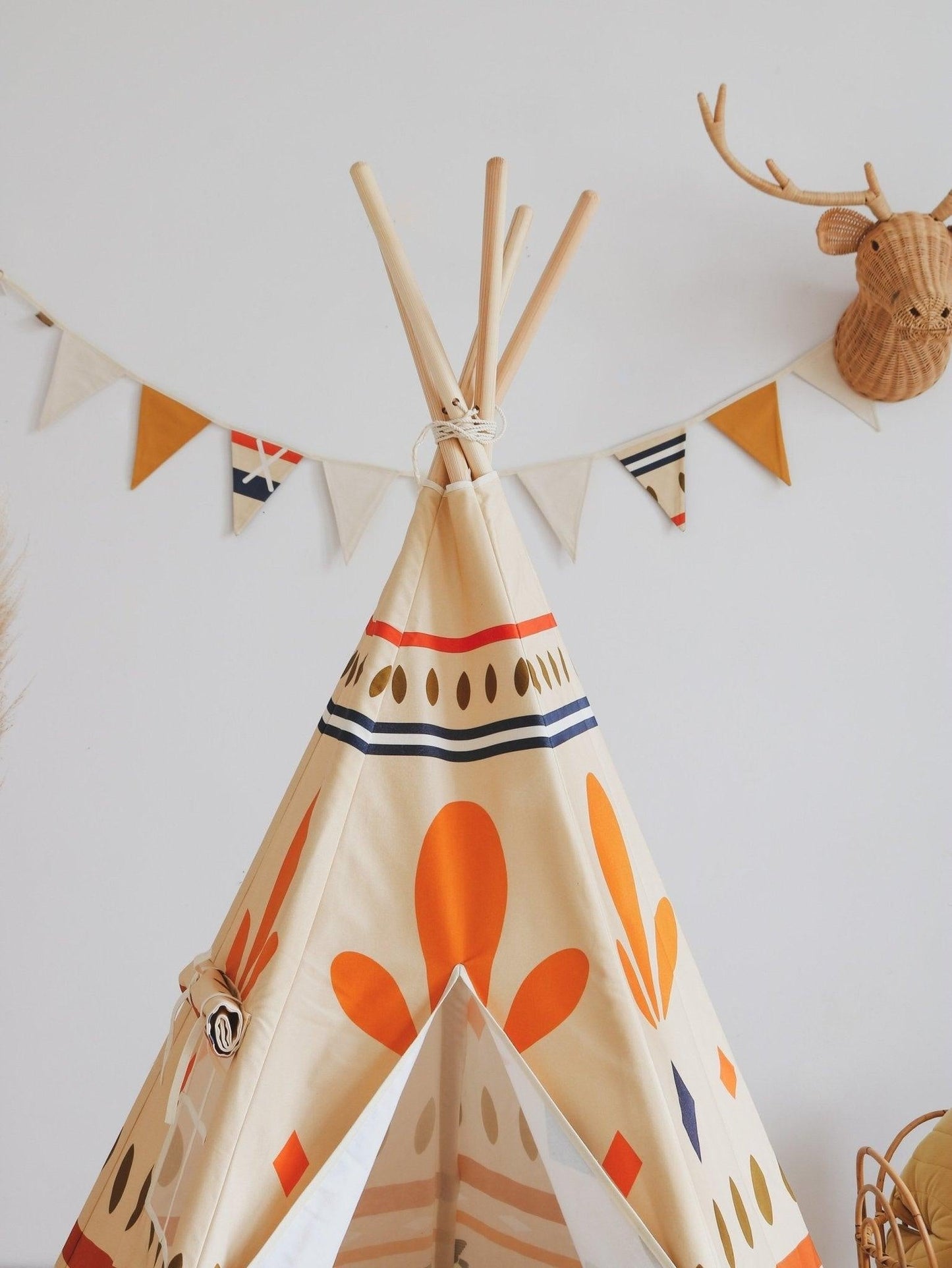 "Indian vibe” Teepee and Mat Set - Moi Mili