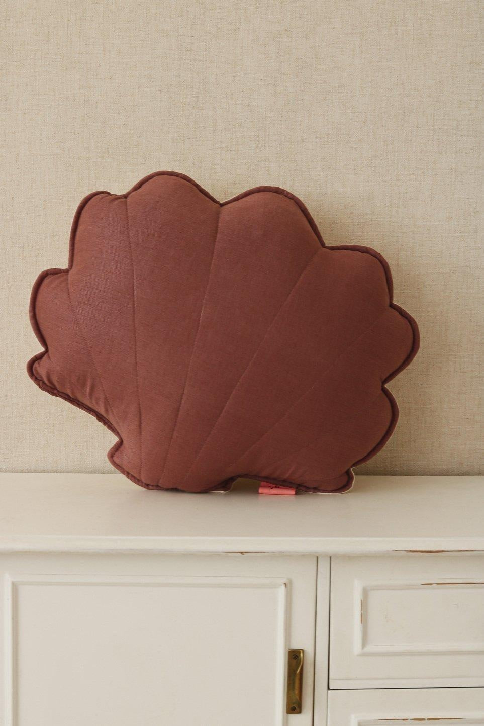 “Marsala” Linen Shell Pillow