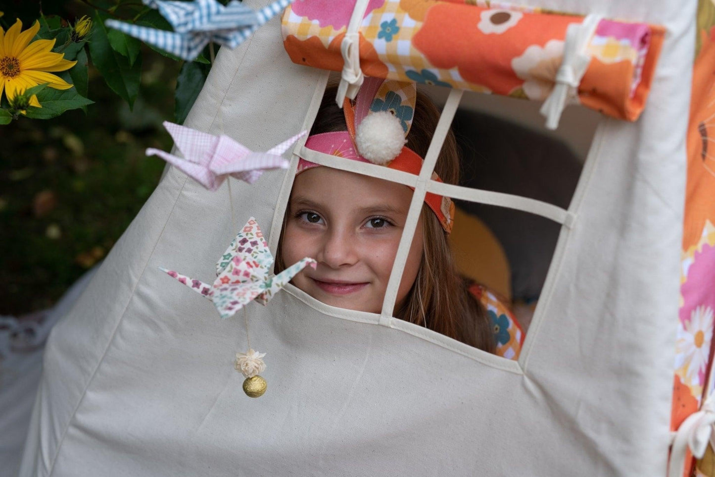 “Picnic with the flowers” Teepee and Mat Set - Moi Mili