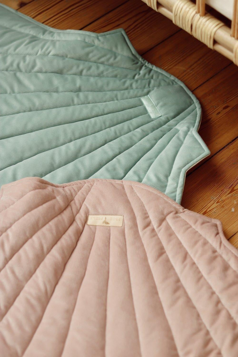 “Powder Pink” Velvet Shell Mat