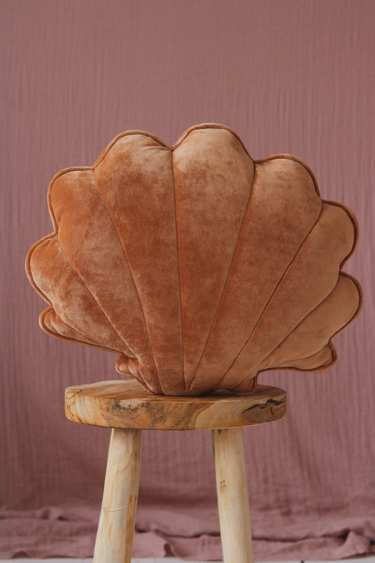 Soft Velvet Shell Pillow “Caramel”
