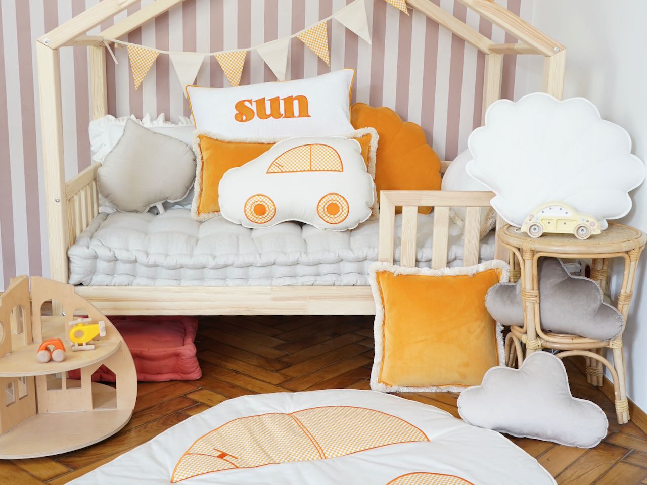 Velvet "Cream" Cloud Pillow