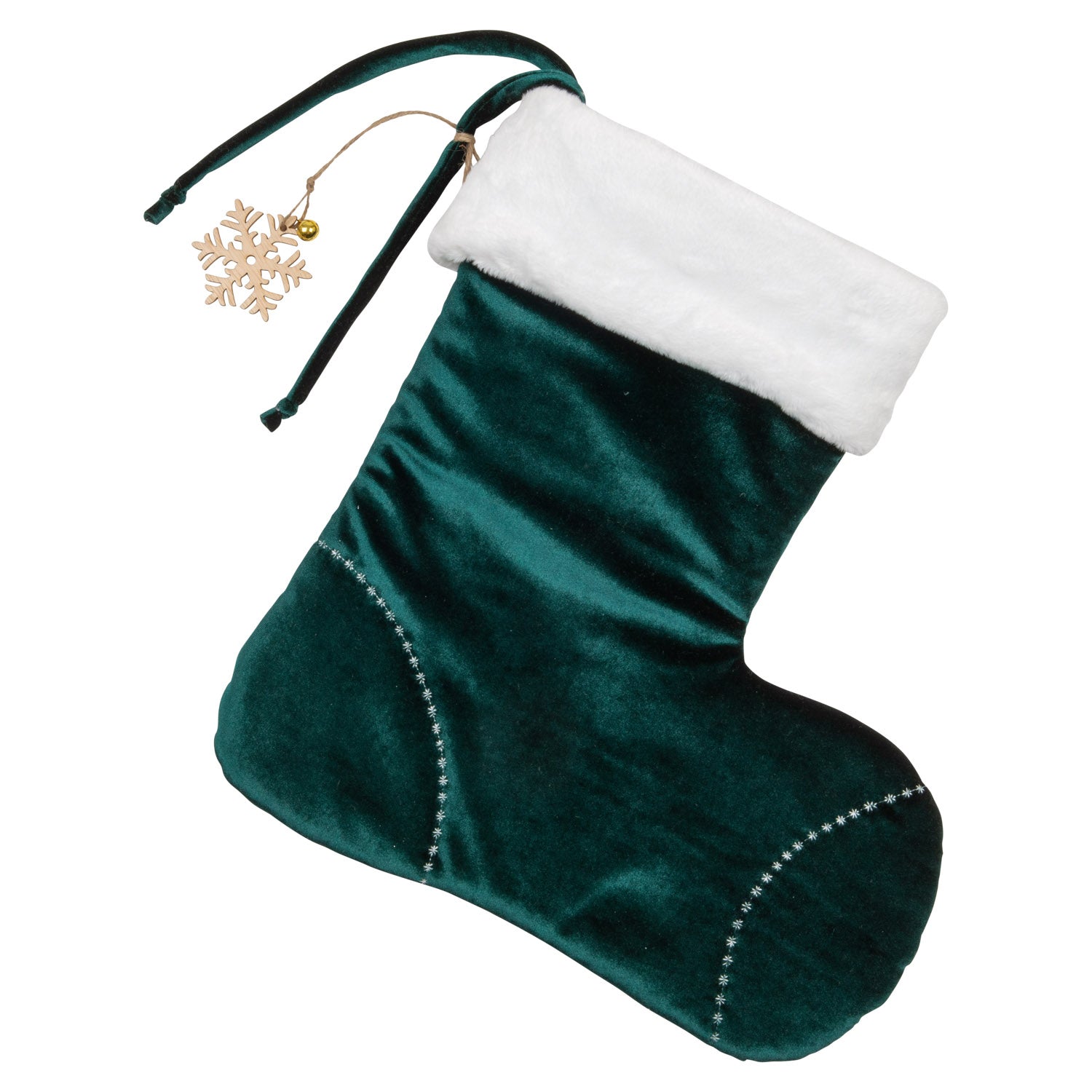 Green Candy Christmas Stocking