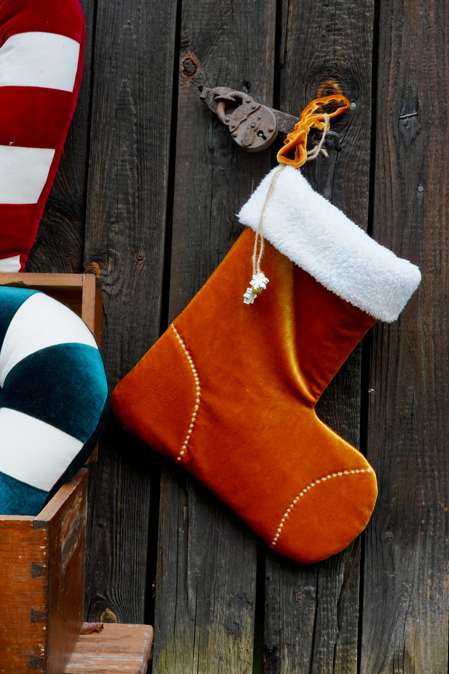 “Gold Candy” Christmas Stocking