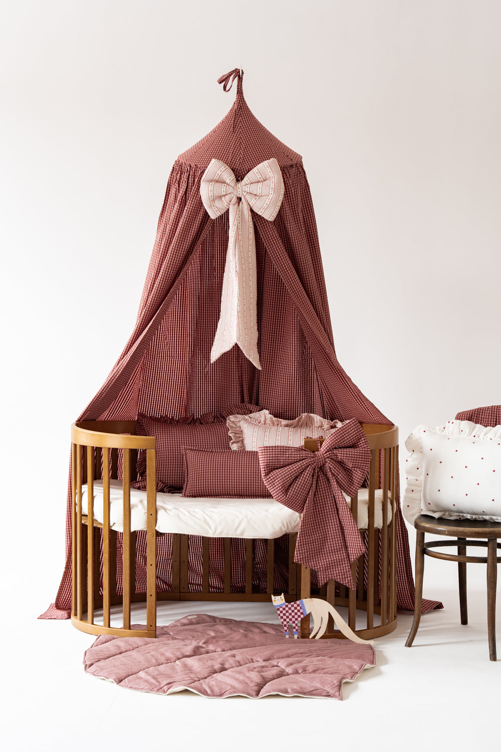 "Pink Check"Canopy