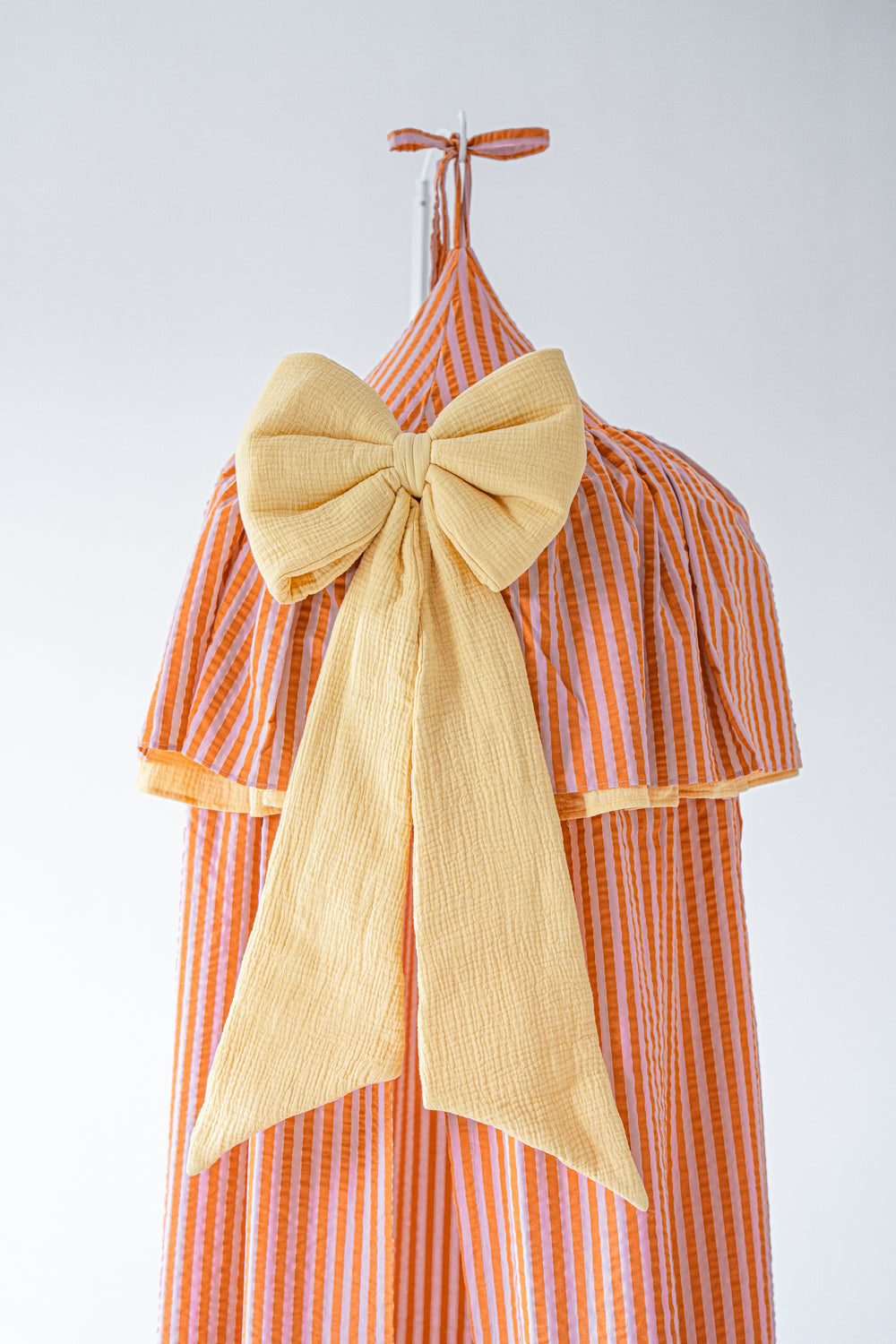 "Pink and Orange Stripes" Canopy