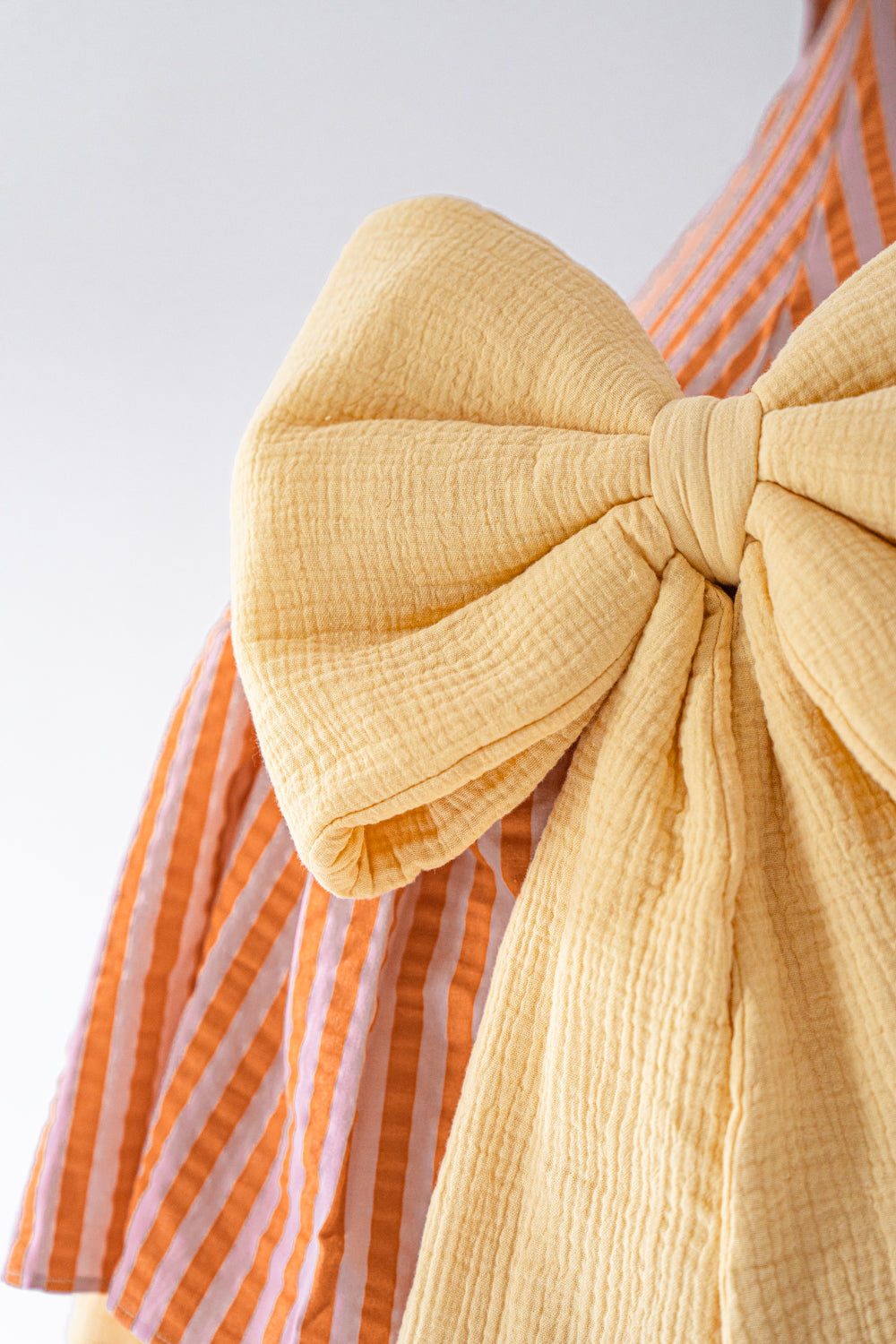 "Pink and Orange Stripes" Canopy