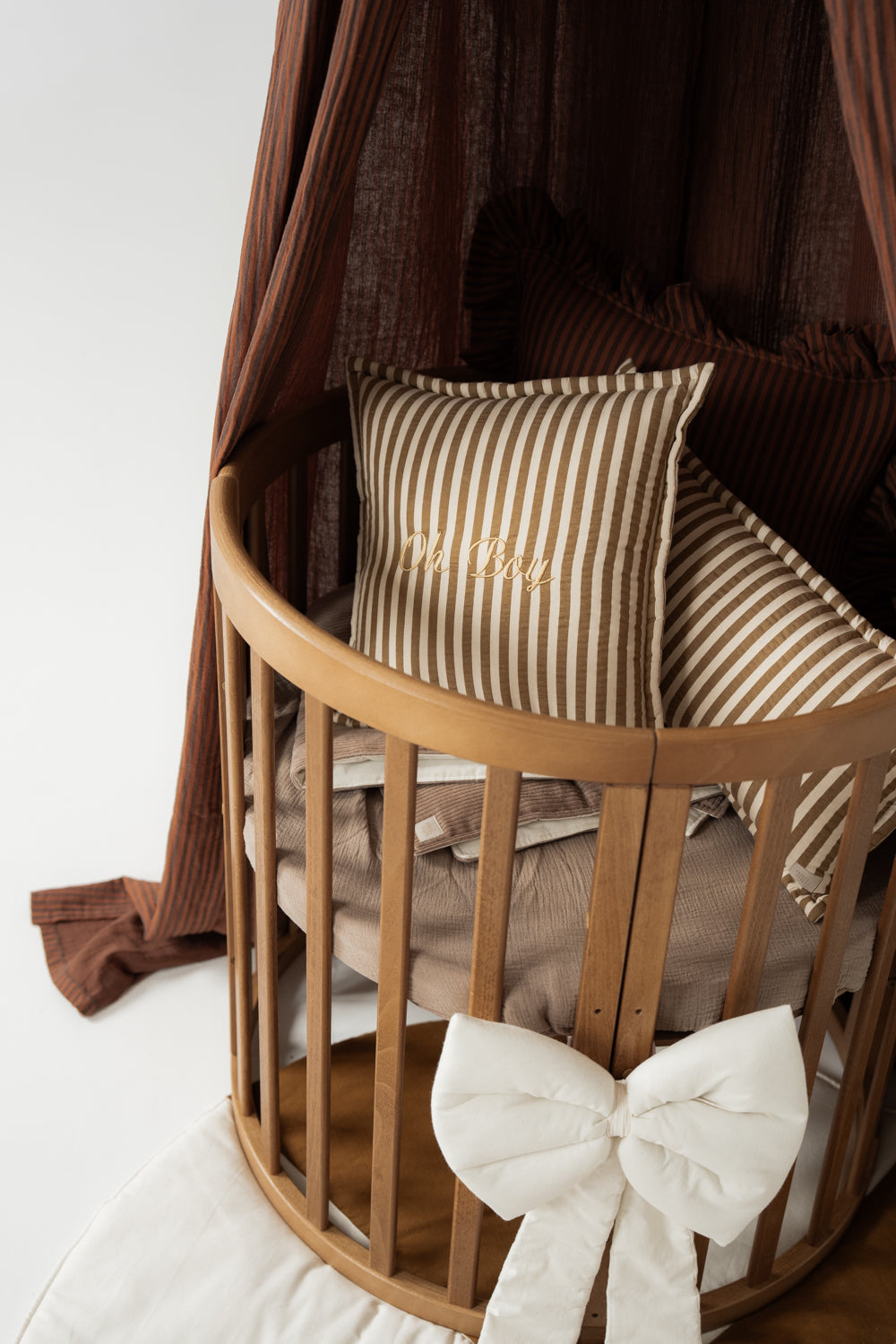 "Olive Stripes" Pillow