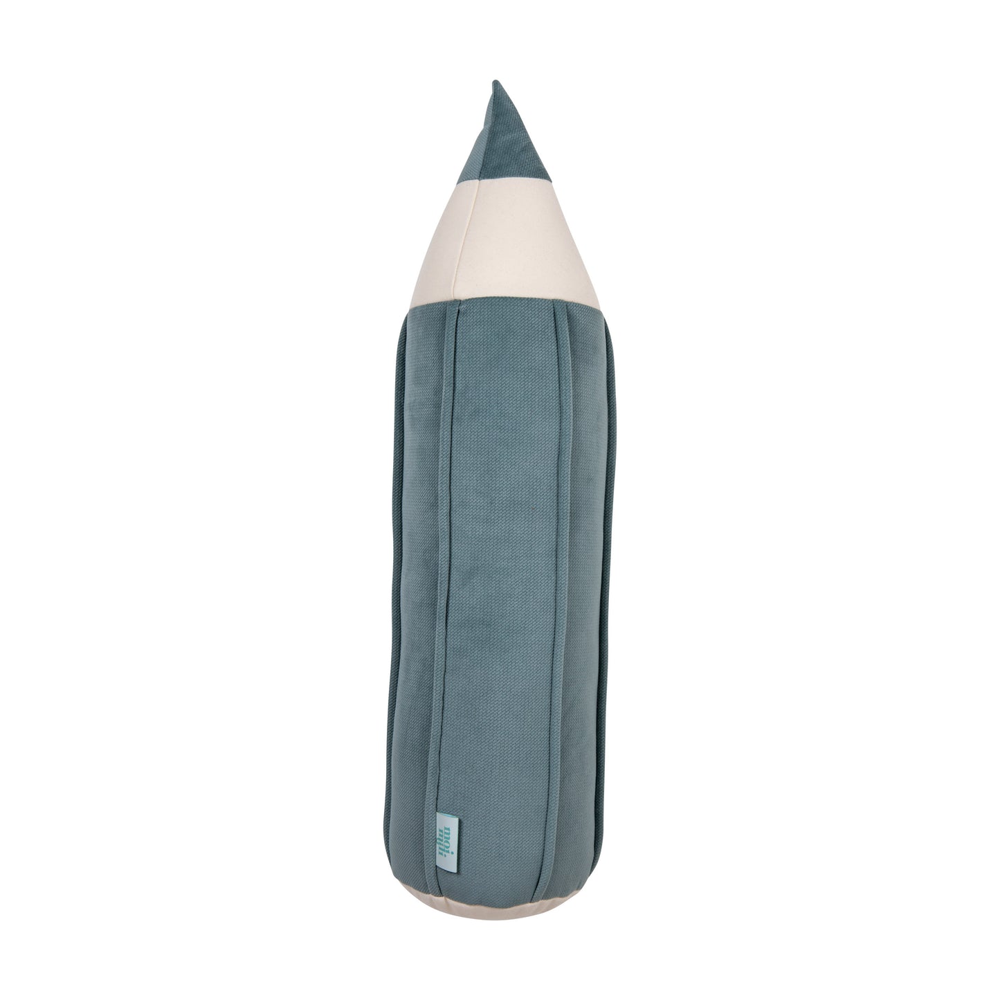 "Grey Blue" Velvet Crayon Pillow