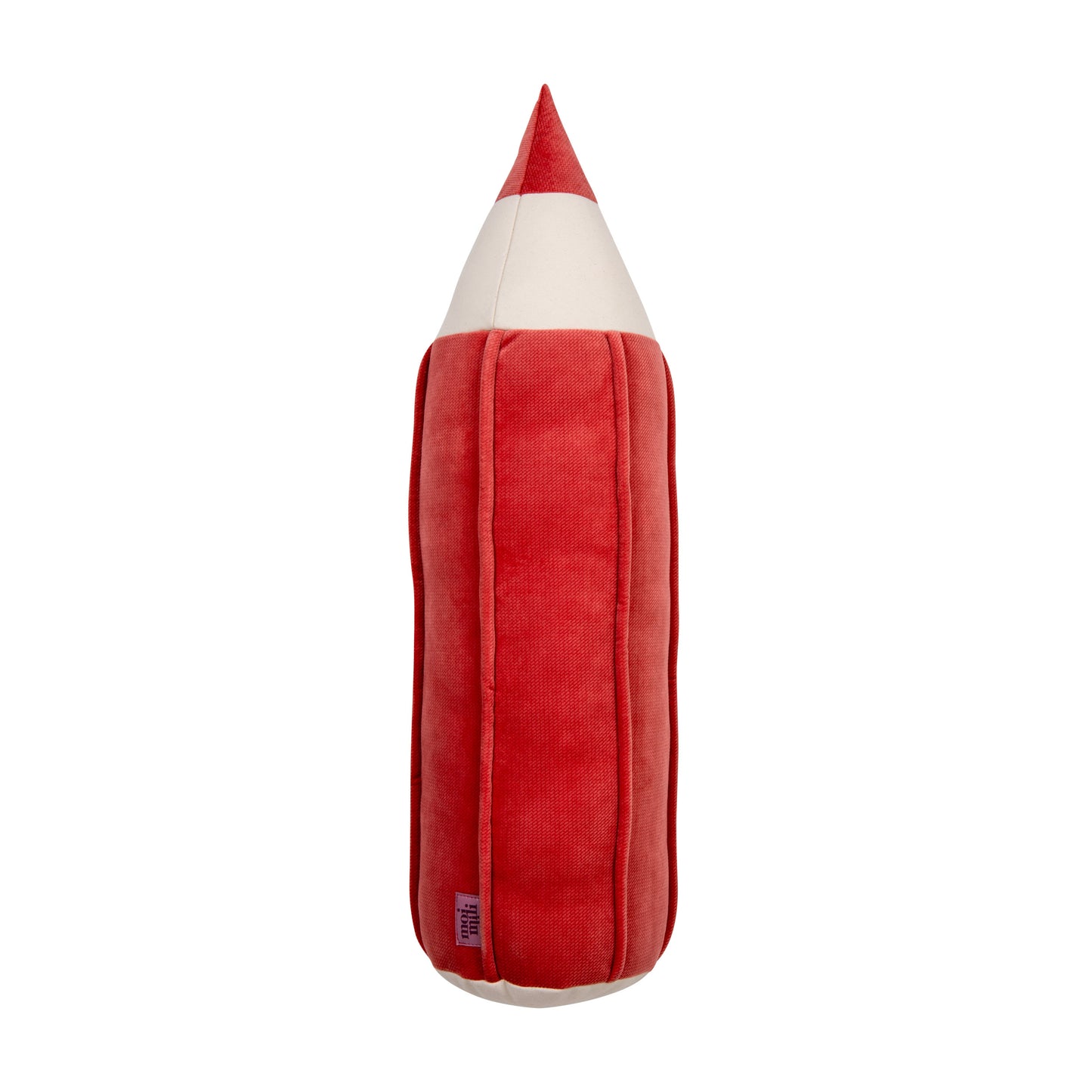 "Coral" Velvet Crayon Pillow