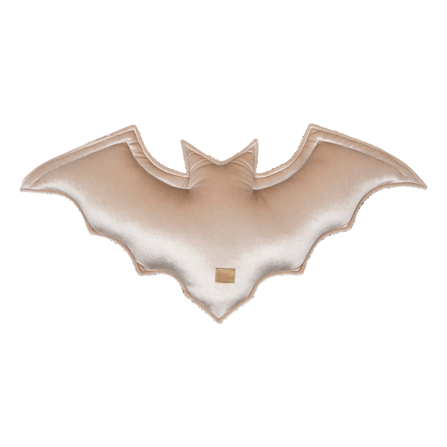 "Rose Gold Sequins" Halloween Bat Pillow