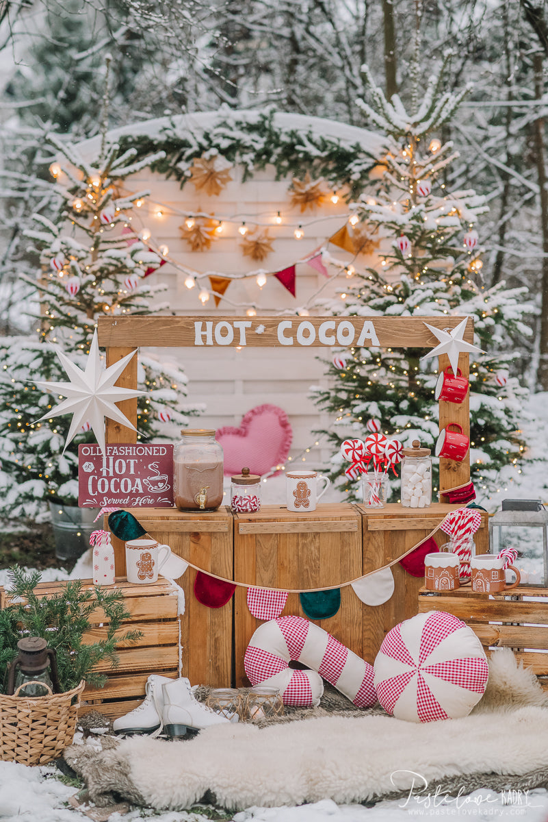 “Red Checkered Lollipop” Patchwork Pillow