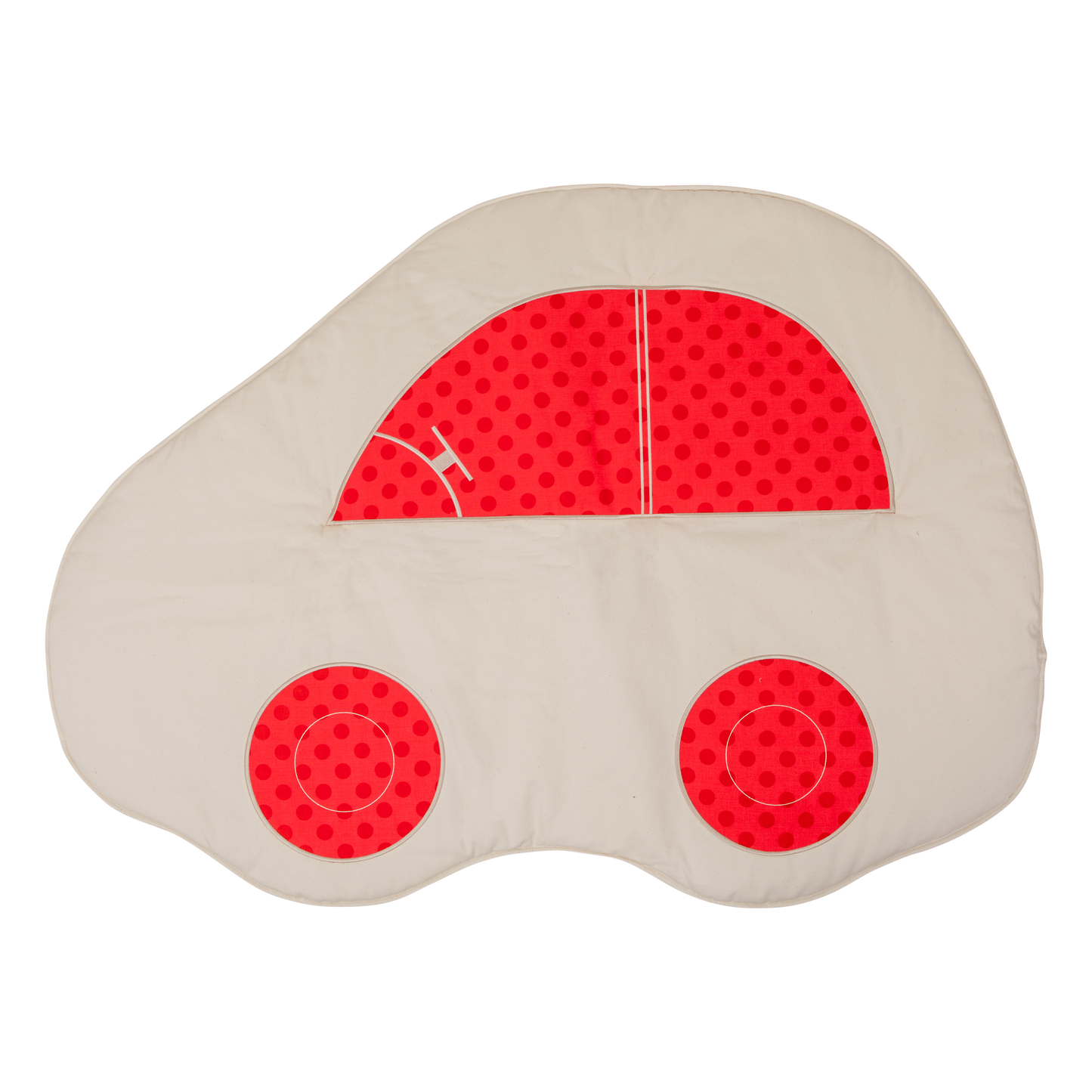 "Red Dots" Car Mat