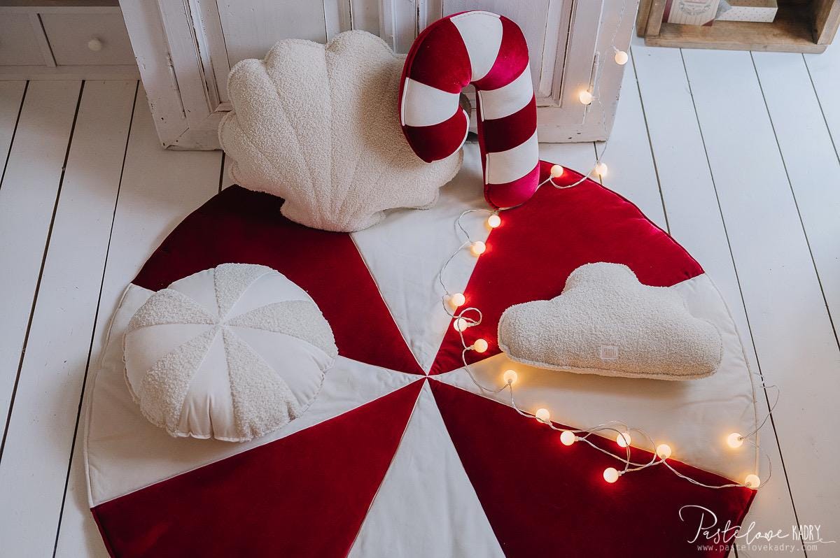 Boucle "White teddy" Cloud Pillow
