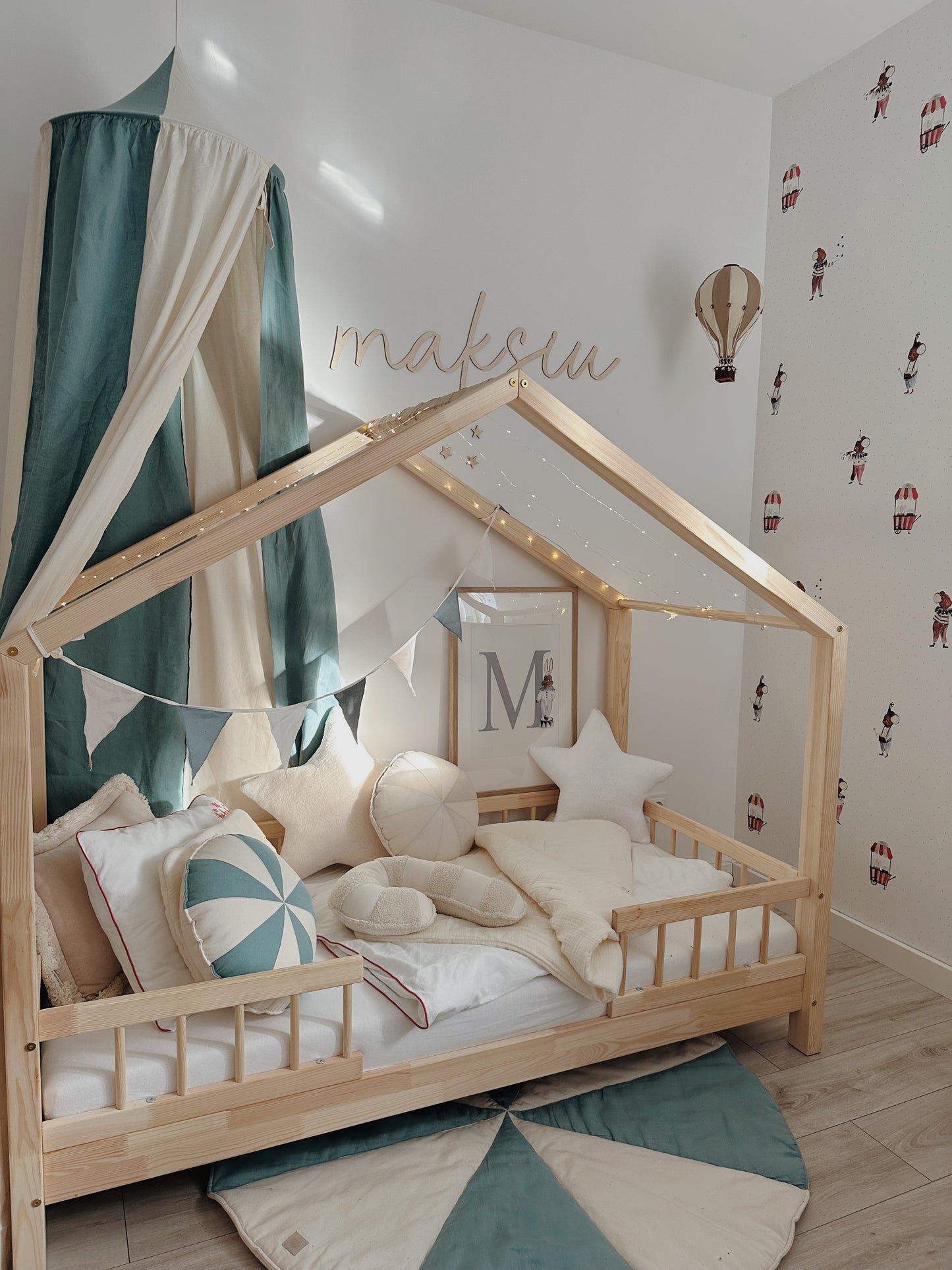 Boucle “White Teddy" Lollipop Patchwork Pillow