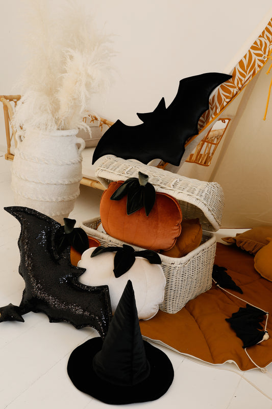 "Black" Halloween Bat Pillow