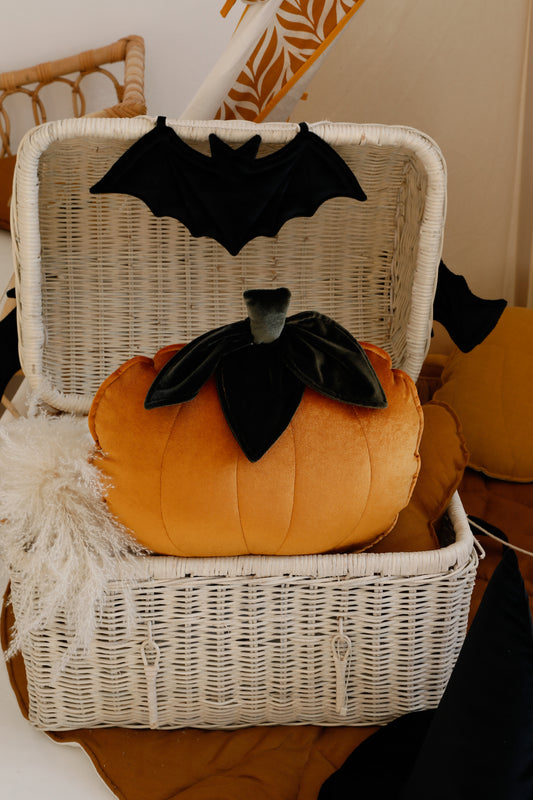 "Gold" Halloween Pumpkin Pillow