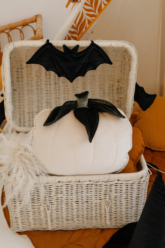 "Cream" Halloween Pumpkin Pillow