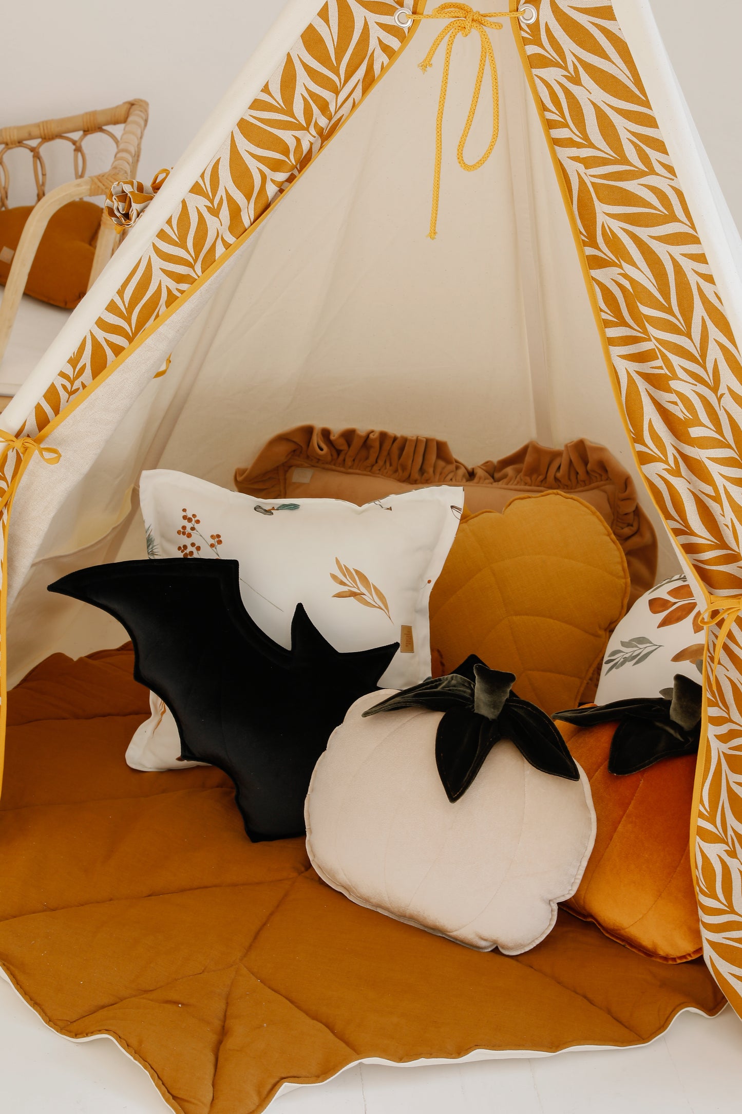"Black" Halloween Bat Pillow