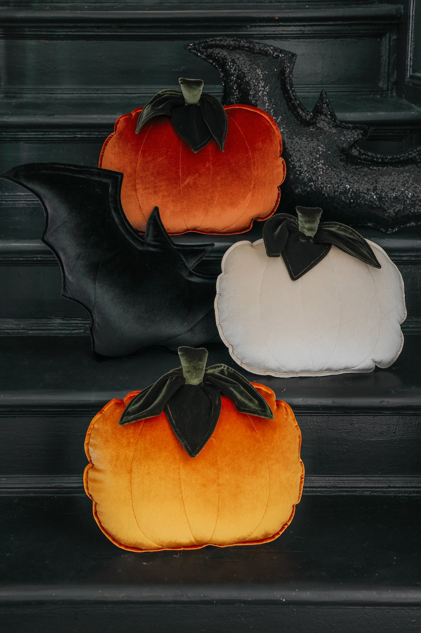 "Gold" Halloween Pumpkin Pillow