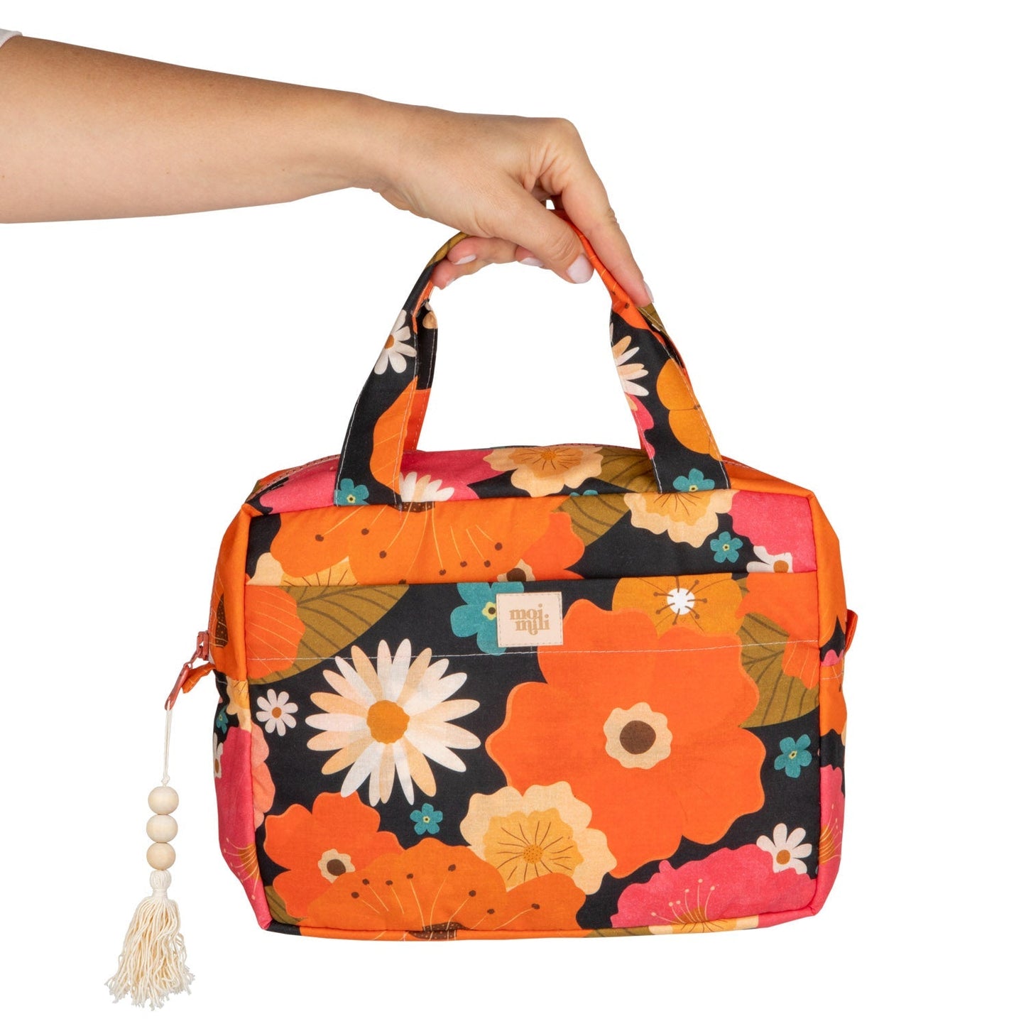 "Picnic with Flowers" Makeup bag Big size
