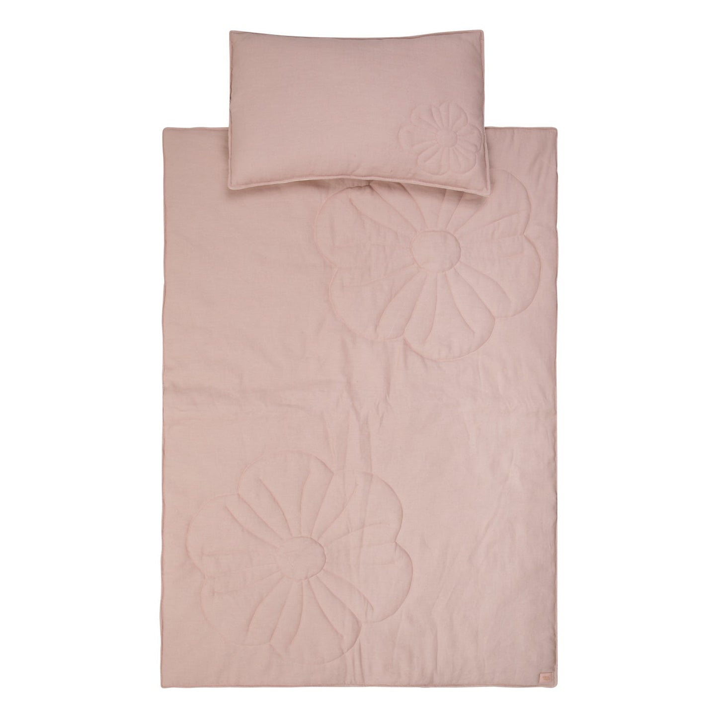 Linen "Powder Pink" Flower Child Cover Set (Large)