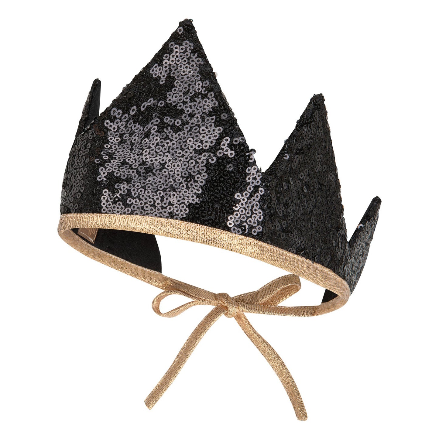 “Black Sequins” Crown and Wand Magic Set