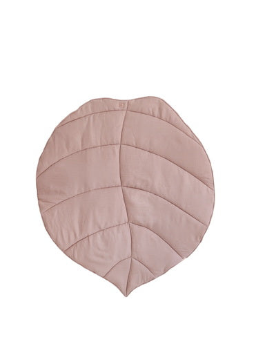 Linen “Powder Pink” Leaf Mat