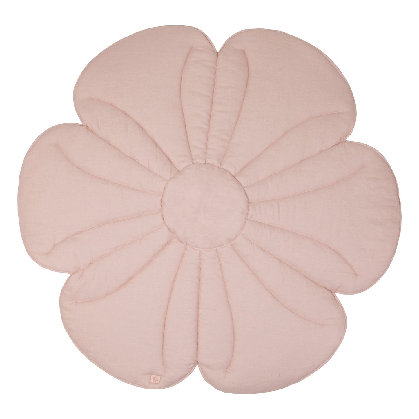 Linen "Powder Rose" Flower Mat