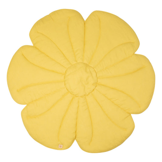 Linen "Sunflower" Bloom Mat