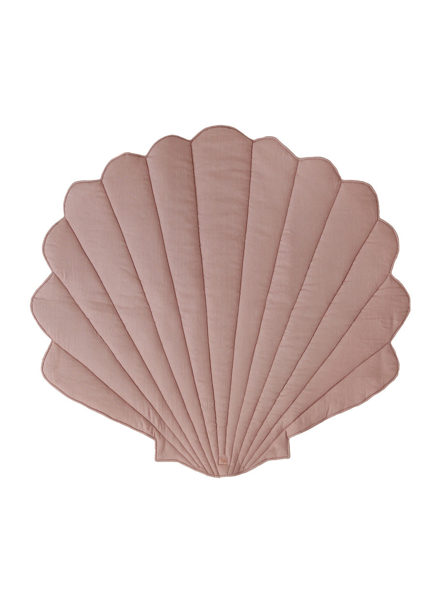 Linen “Powder Pink” Shell Mat
