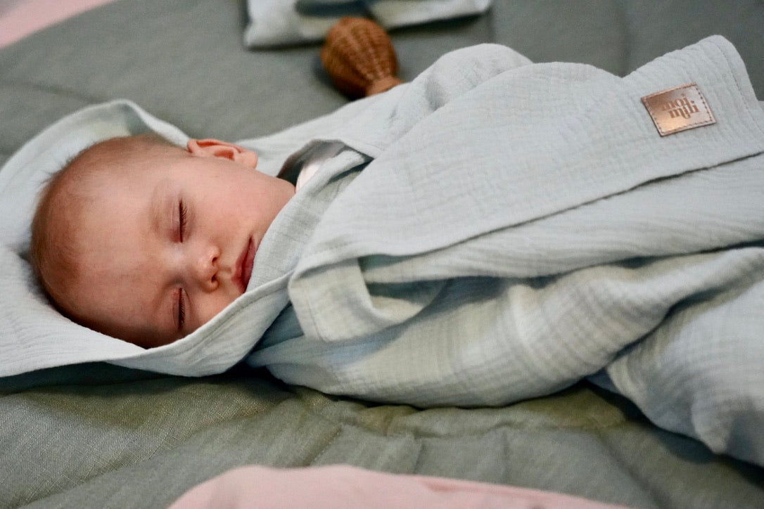 Muslin "Cream" Baby Swaddle Blanket