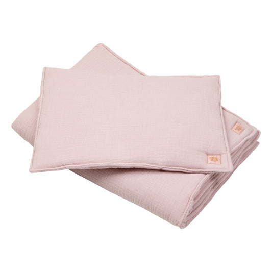 Muslin "Baby Pink" Child Cover Set