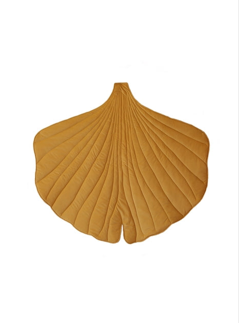 Velvet  “Honey” Ginkgo Leaf Mat