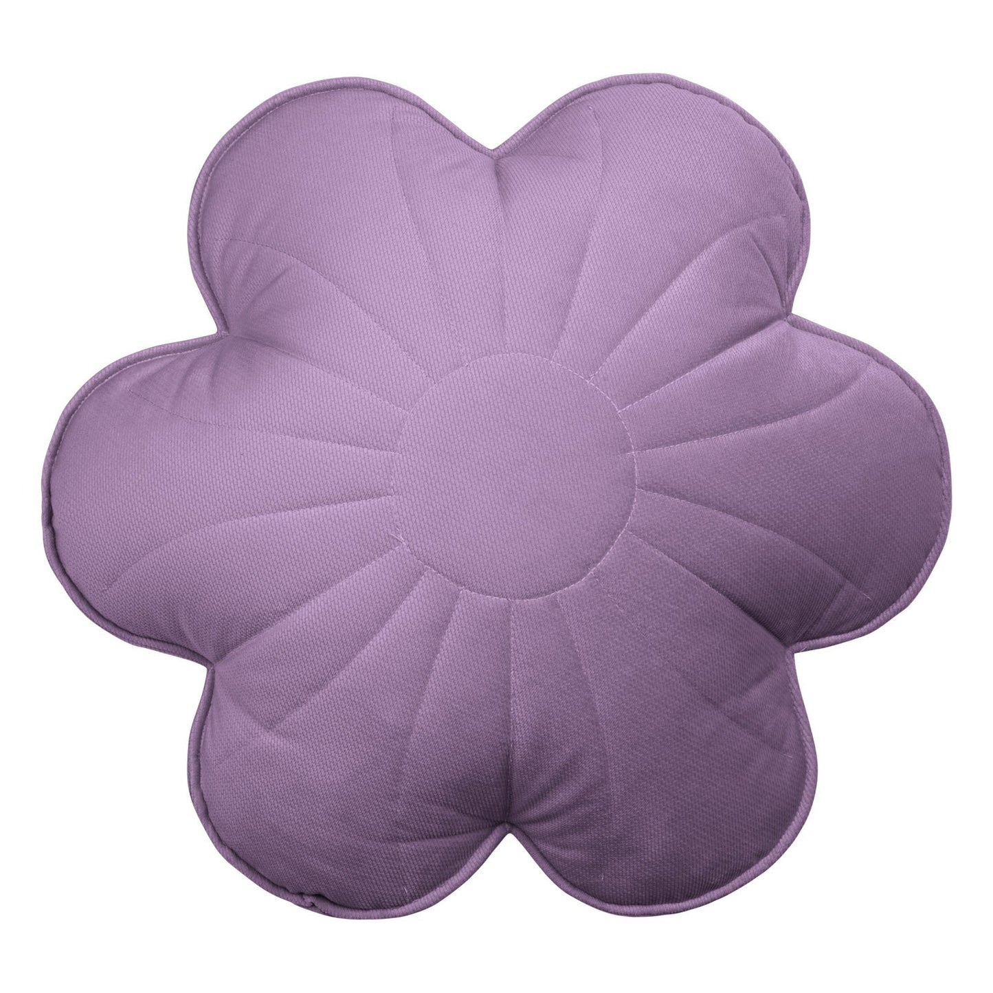 Velvet "Violet" Flower Pillow