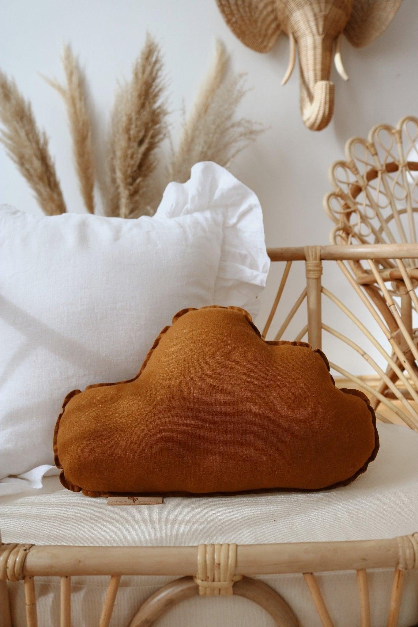 “Caramel” Linen Cloud Pillow