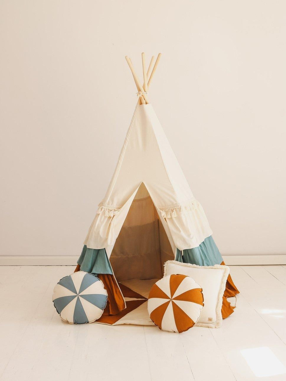 “Circus” Teepee with Frills and mat - Moi Mili