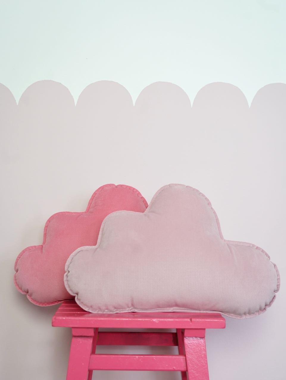 Velvet "Soft Pink" Cloud Pillow